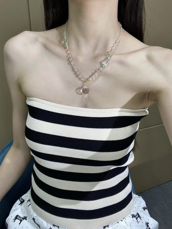 Clear Quartz Necklace NO. 0706