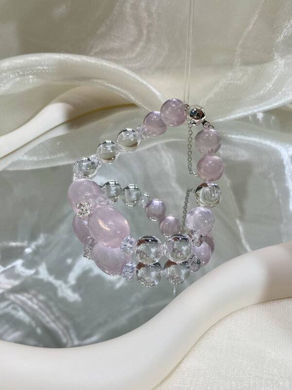 Rose Quartz Bubble Bracelet NO. 0707