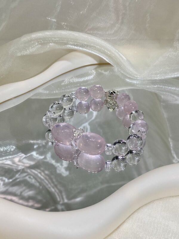 Rose Quartz Bubble Bracelet NO. 0707