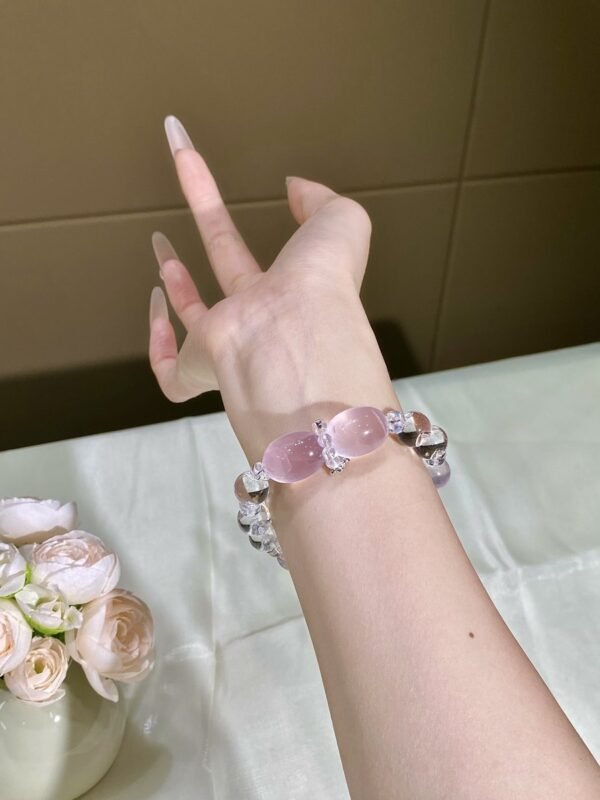 Rose Quartz Bubble Bracelet NO. 0707