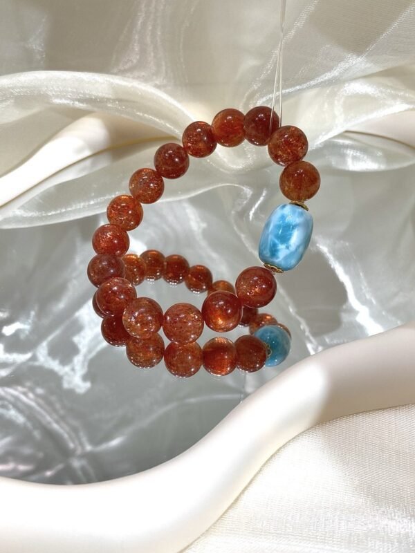 hc-0708-fce32632a33671fd86c77b110b3d3a4a.jpg Golden Sunstone Barrel Bracelet NO. 0708