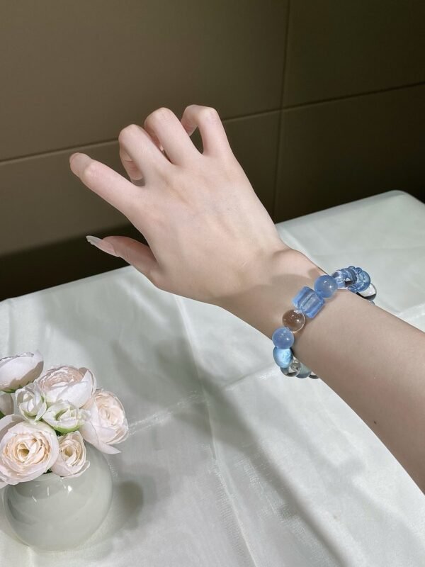 Aquamarine Bubble Bracelet NO. 0711