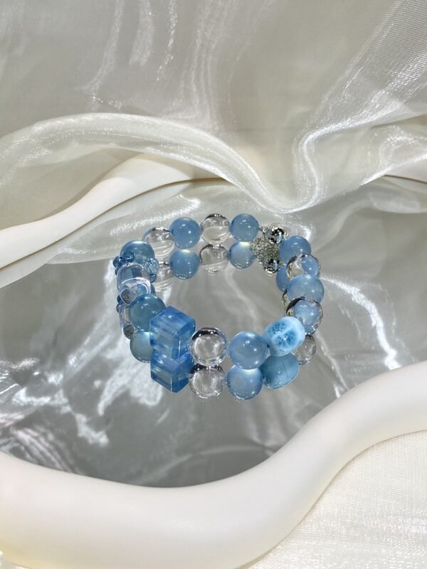Aquamarine Bubble Bracelet NO. 0711