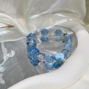 Aquamarine Bubble Bracelet NO. 0711