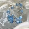 Aquamarine Bubble Bracelet NO. 0711