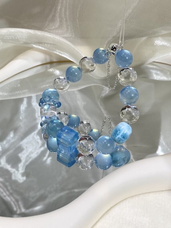 Aquamarine Bubble Bracelet NO. 0711