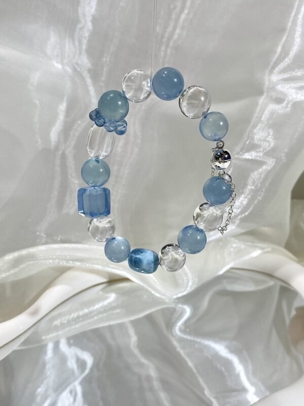 Aquamarine Bubble Bracelet NO. 0711
