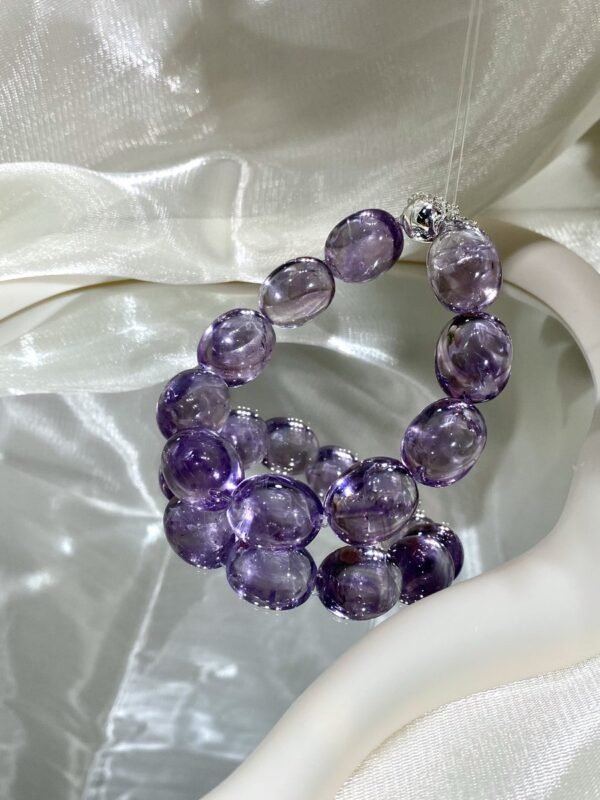 hc-0713-68aff3a29419f9aa0d7538abd66f1fbb.jpg Amethyst Bubble Bracelet NO. 0713