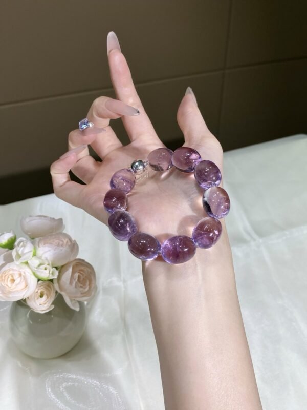 hc-0713-f704bc0775e090c29d7be2774af494ba.jpg Amethyst Bubble Bracelet NO. 0713