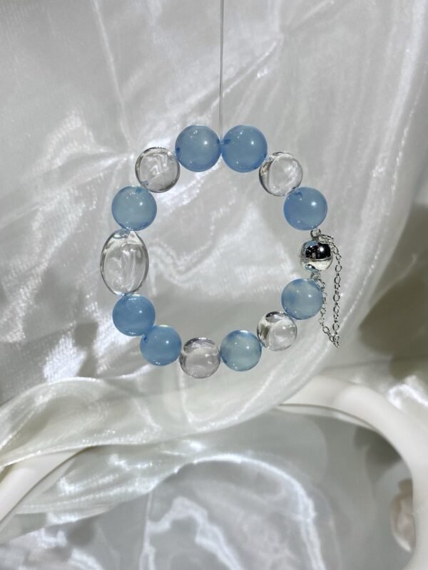 hc-0716-ddecdd536cb42940eb0d0c8f4a6090ee.jpg Clear Quartz Bubble Bracelet NO. 0716
