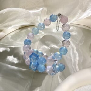 Rose Quartz Bubble Bracelet NO. 0723
