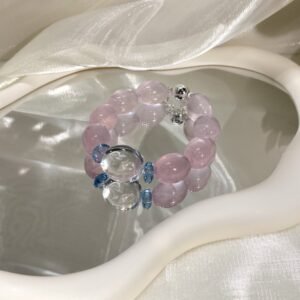 Rose Quartz Candy Bracelet NO. 0725