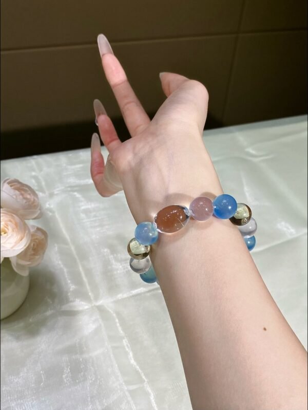 Aquamarine Bubble Bracelet NO. 0726