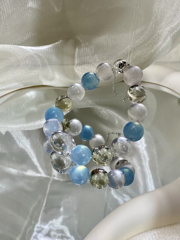 Aquamarine Bubble Bracelet NO. 0726