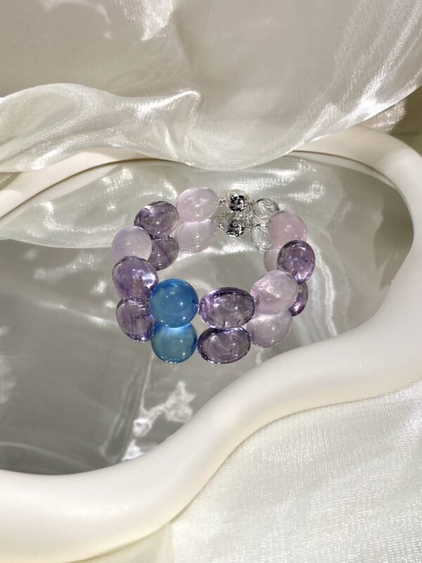 Rose Quartz Bubble Bracelet NO. 0728