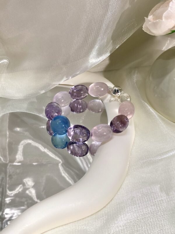 Rose Quartz Bubble Bracelet NO. 0728