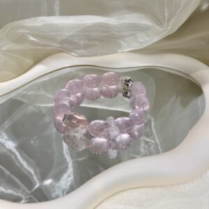 hc-0731-72657c20518654428b17d723ec6477e1.jpg Rose Quartz Bubble Bracelet NO. 0731