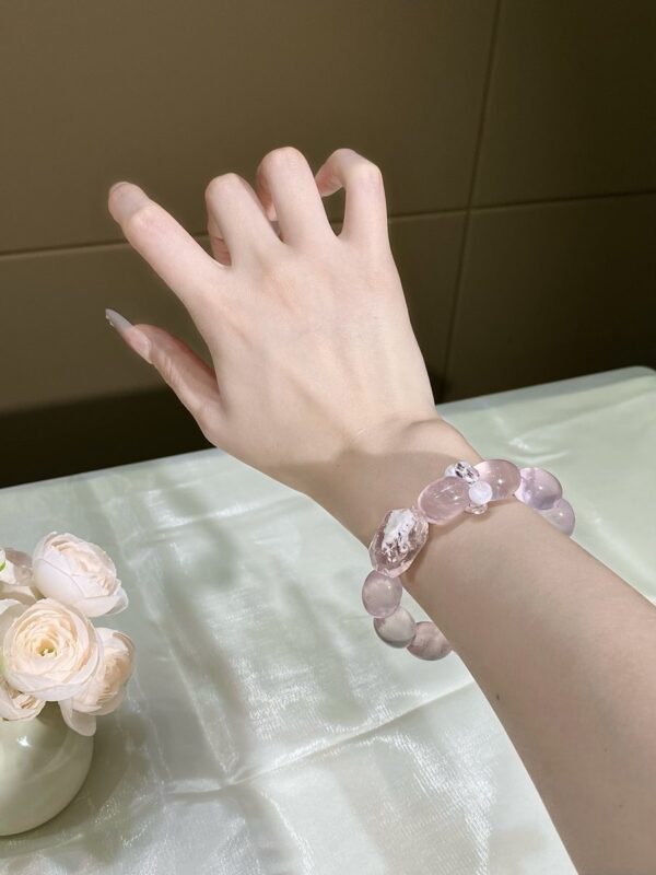 Rose Quartz Bubble Bracelet NO. 0731