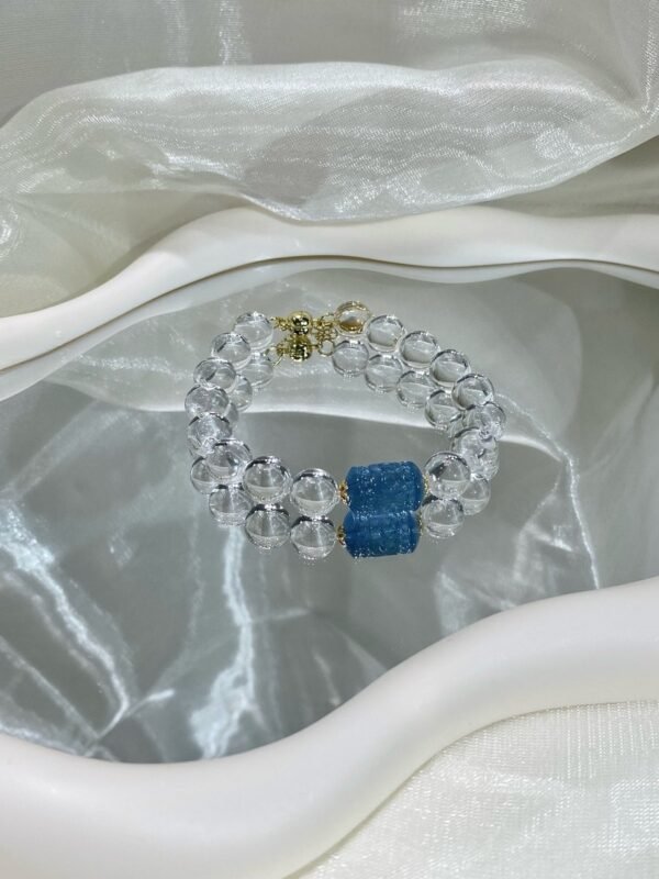 hc-0733-25ec9f69daaeee837ac30c269a3721e2.jpg Clear Quartz Bubble Bracelet NO. 0733