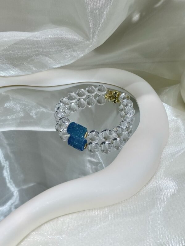 hc-0733-fa067cbad9f55989c94bae74dc4d2bba.jpg Clear Quartz Bubble Bracelet NO. 0733