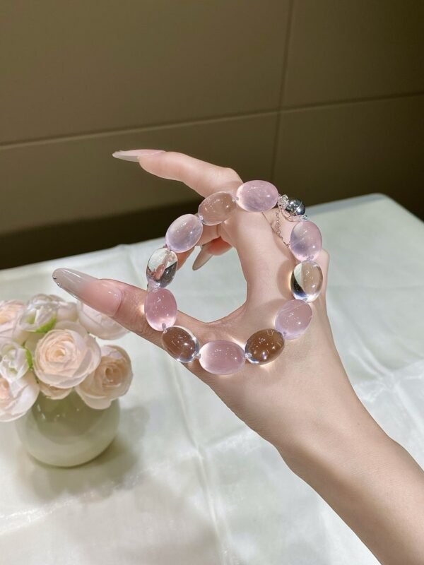 hc-0734-6474b85a3cb21d11a5cff049d77ae98b.jpg Clear Quartz Bubble Bracelet NO. 0734