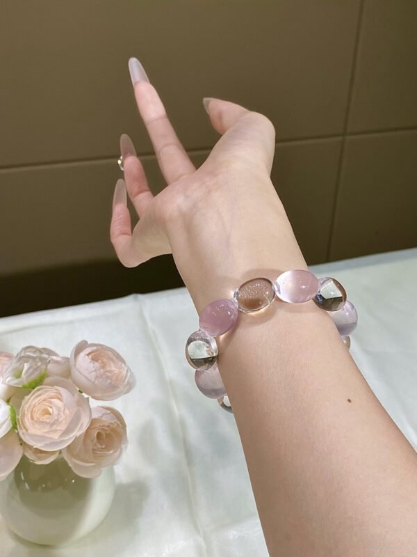 hc-0734-e0bf73e76984f330574a2cf8f39ac8c5.jpg Clear Quartz Bubble Bracelet NO. 0734