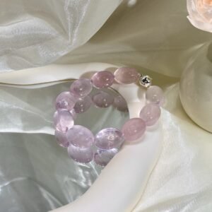 hc-0736-6fb9c805f646e84f81c2c1928072d87d.jpg Rose Quartz Bubble Bracelet NO. 0736