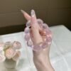 Rose Quartz Bubble Bracelet NO. 0736