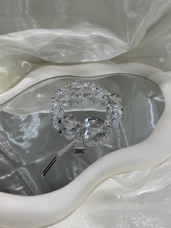 hc-0738-273dfa72b8023da89ce3ac703a29d178.jpg Clear Quartz Bubble Bracelet NO. 0738