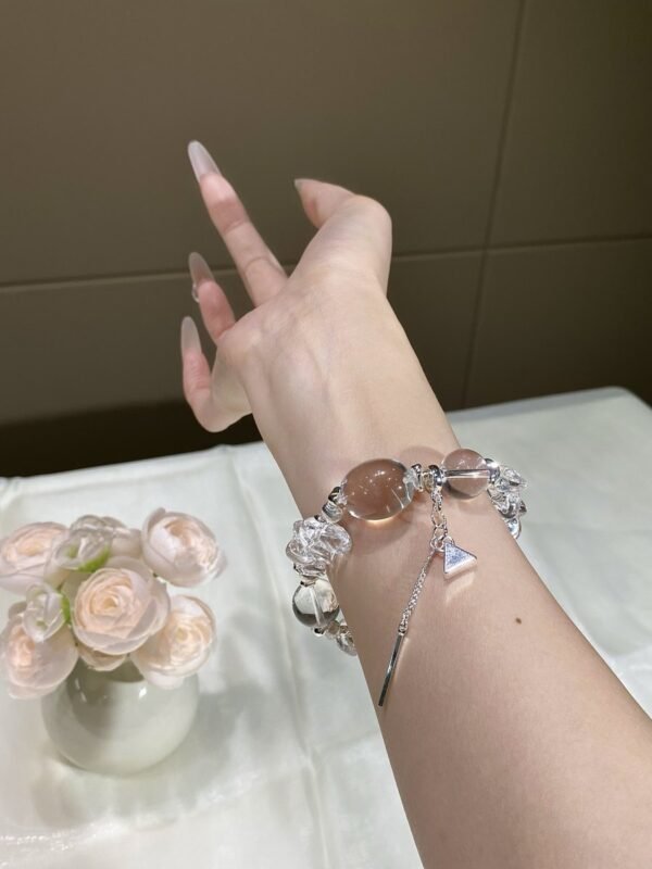 hc-0738-2dc8b6670ac62293ce76c8daae2ee68f.jpg Clear Quartz Bubble Bracelet NO. 0738