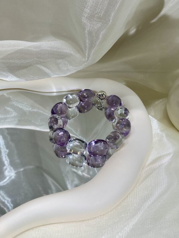 hc-0740-38c97a42a8a92537c7b9c0cbb780f3c0.jpg Clear Quartz Bubble Bracelet NO. 0740