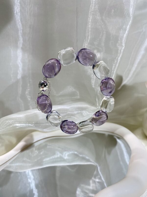 hc-0740-89f885906a5cf6a2df548a8fcc0f4458.jpg Clear Quartz Bubble Bracelet NO. 0740