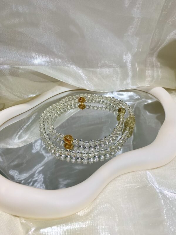 Citrine Bracelet with Pixiu NO. 0744