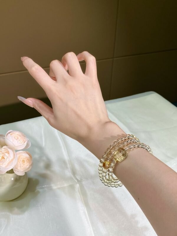 Citrine Bracelet with Pixiu NO. 0744