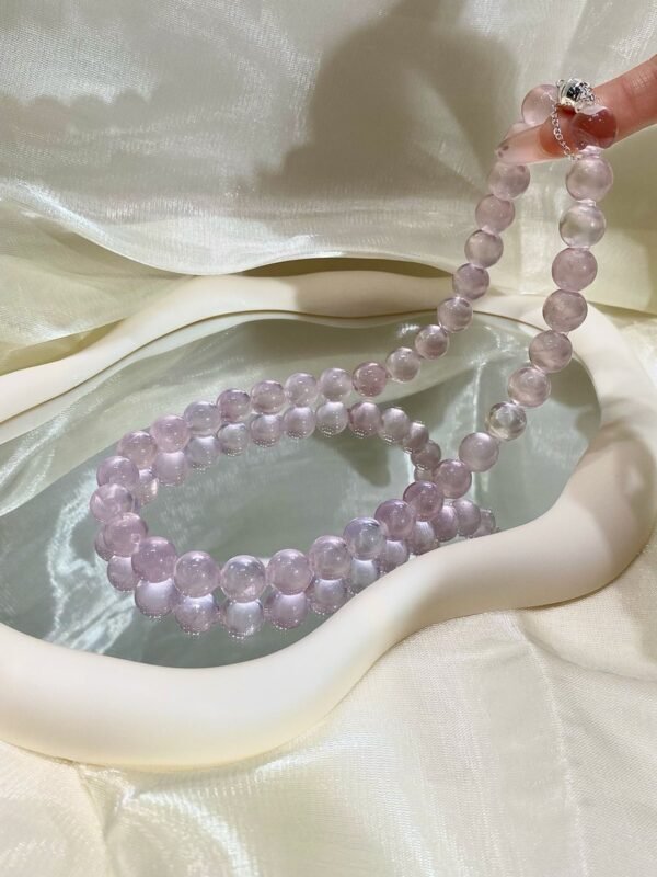hc-0746-5a7a0c230277c95cbcb28366ea7c7259.jpg Rose Quartz Bubble Necklace NO. 0746