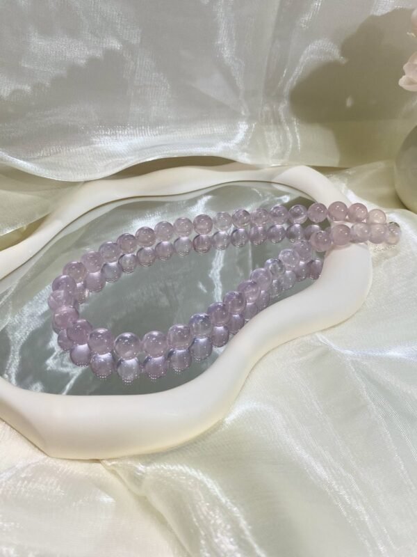 hc-0746-6a598d644d5ce58b5356ff8a19051fff.jpg Rose Quartz Bubble Necklace NO. 0746