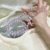 hc-0746-6f37e6b21ba27c0c6cb56024b72fdd29.jpg Rose Quartz Bubble Necklace NO. 0746