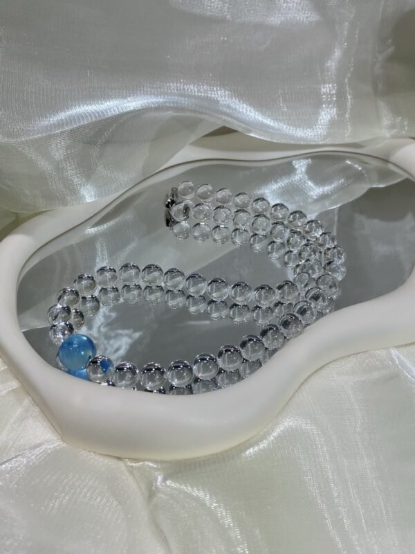 hc-0747-9a0faa32af62d2dade6cdd43d83a6ea7.jpg Clear Quartz Bubble Necklace NO. 0747