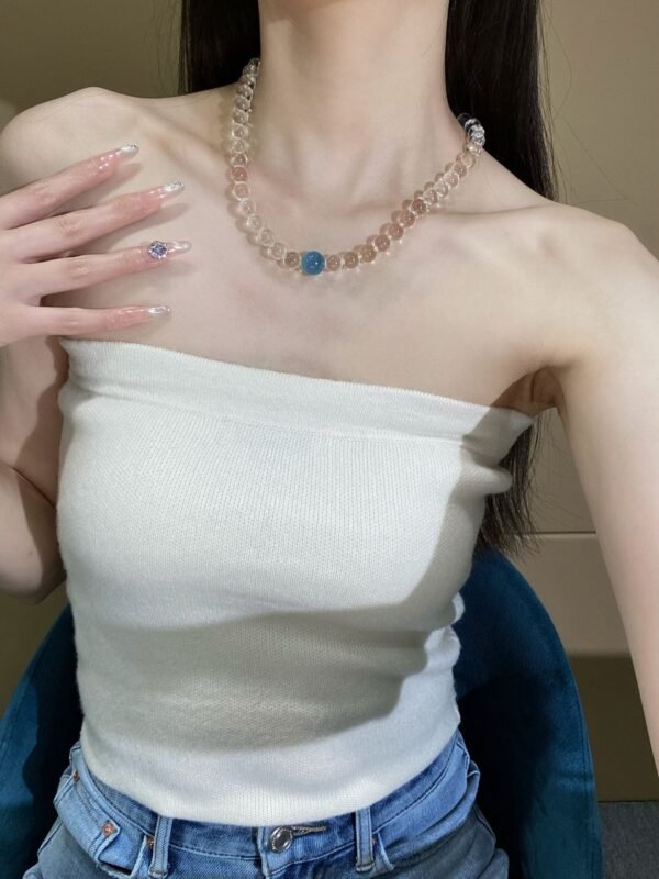 hc-0747-ab10b4f77a8cadd67ac0c866a039bcdc.jpg Clear Quartz Bubble Necklace NO. 0747