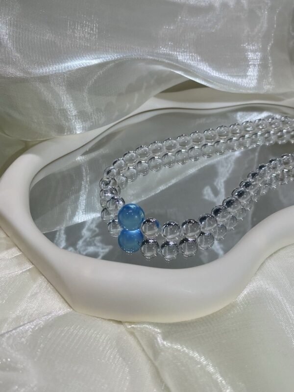 hc-0747-ba0eefda38c9db531d40bae95db98925.jpg Clear Quartz Bubble Necklace NO. 0747