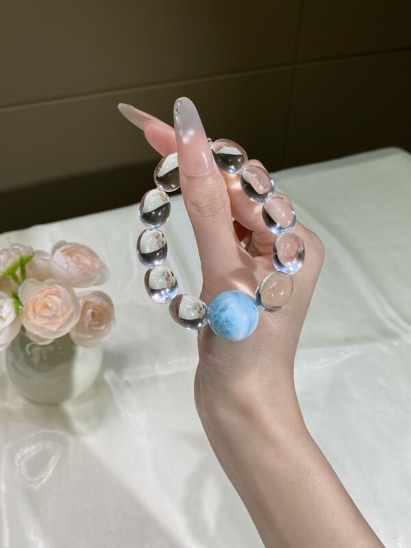 hc-0749-586445ccfb1c8b828147d86654acfb09.jpg Clear Quartz Bubble Bracelet NO. 0749
