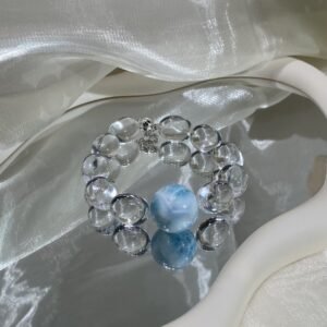 Clear Quartz Bubble Bracelet NO. 0749