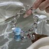 hc-0749-84b34791e611ce40880ae51a8b3dd2aa.jpg Clear Quartz Bubble Bracelet NO. 0749