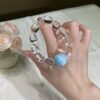 hc-0749-b6f1f46810c5e3436be72fb8efd3c5d6.jpg Clear Quartz Bubble Bracelet NO. 0749