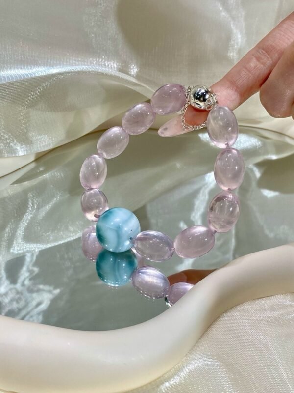Rose Quartz Bubble Bracelet NO. 0750