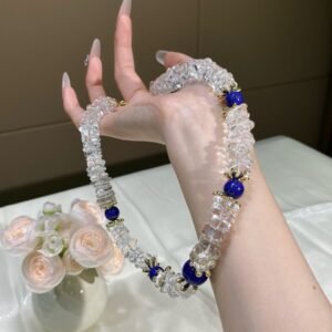 Clear Quartz Freeform Necklace NO. 0756