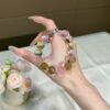 Rose Quartz Bubble Bracelet NO. 0767
