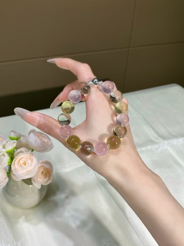 Rose Quartz Bubble Bracelet NO. 0767