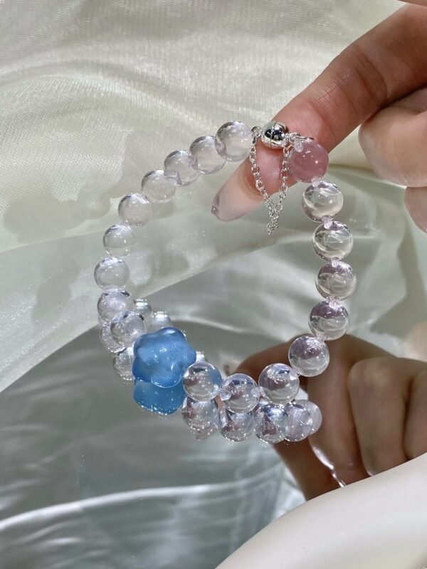 Aquamarine Bubble Bracelet NO. 0768