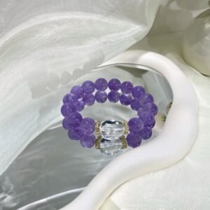 Clear Quartz Freeform Bracelet NO. 0769
